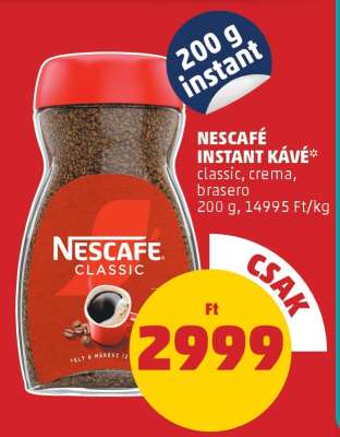 NESCAFÉ﻿﻿ Instant kávé*