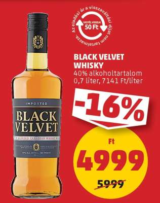 Black Velvet whisky