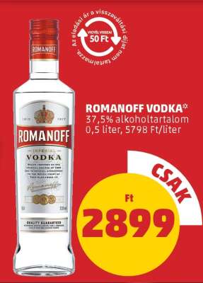 ROMANOFF Vodka*