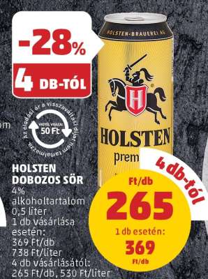 Holsten Dobozos Sör