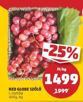 RED GLOBE SZŐLŐ
