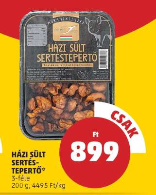 Házi sült sertéstepertő