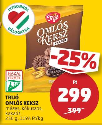 Trijó Omlós Keksz