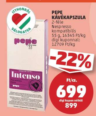 PEPE Kávékapszula