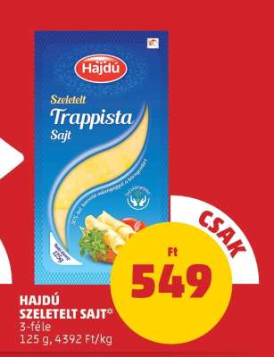 Hajdú Szeletelt Sajt