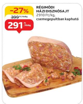 Régimódi Házi Disznósajt