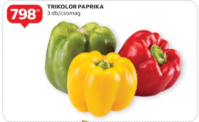 Trikolor Paprika