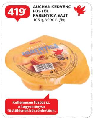 Auchan Kedvenc Füstölt Parenyica Sajt