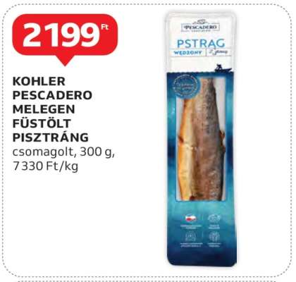 KOHLER PESCADERO MELEGEN FÜSTÖLT PISZTRÁNG