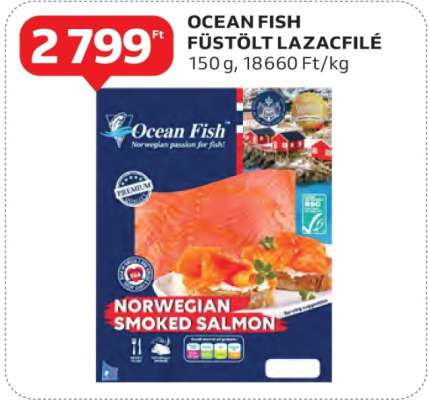 OCEAN FISH FÜSTÖLT LAZACFILÉ