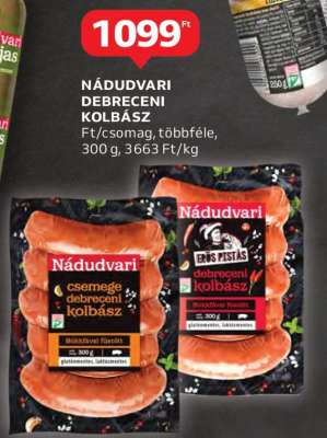 Nádudvari debreceni kolbász