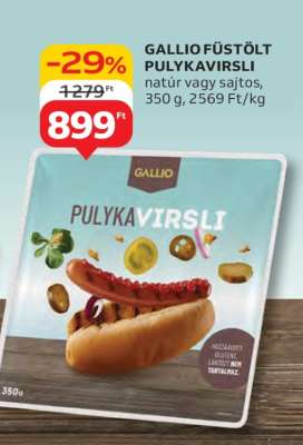 GALLIO FÜSTÖLT PULYKA VIRSLI