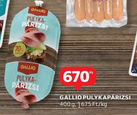 GALLIO PULYKAPÁRIZSI