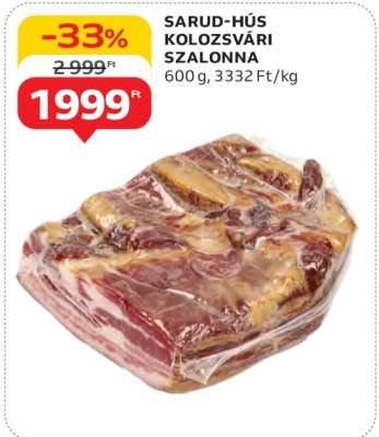 SARUD HÚS KOLOZSVÁRI SZALONNA
