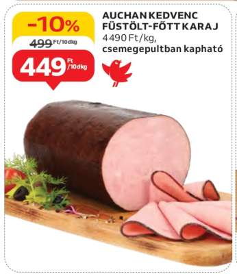 Auchan Kedvenc Füstölt-Főtt Karaj