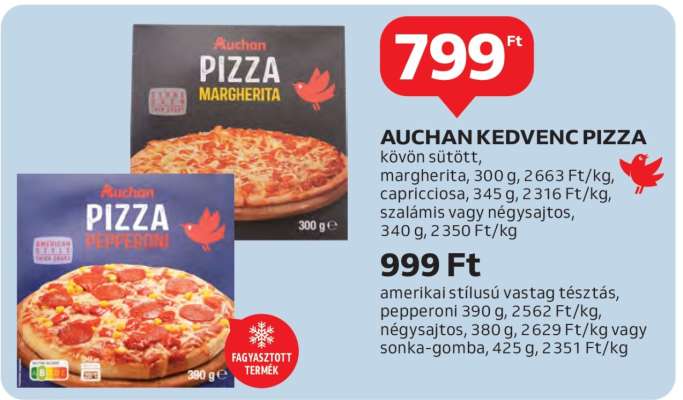 AUCHAN KEDVENC PIZZA