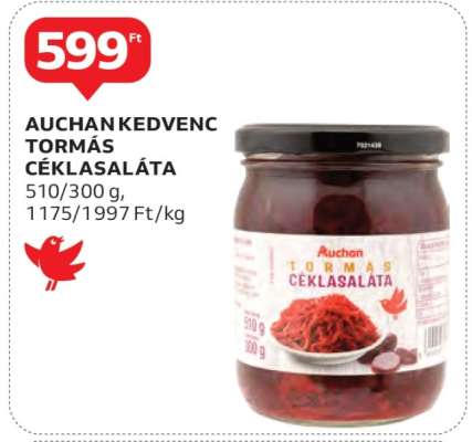 Auchan Kedvenc Tormás Céklasaláta