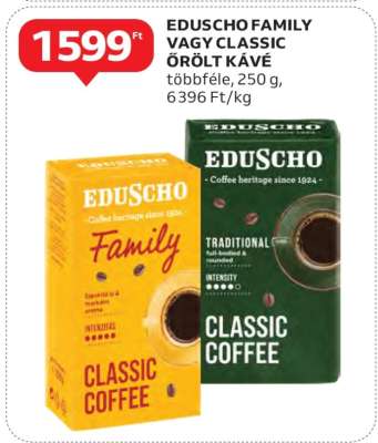 EDUSCHO Family vagy Classic Őrölt Kávé
