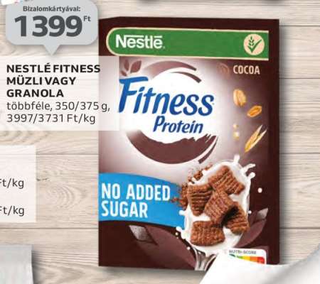 NESTLÉ FITNESS MÜZLI VAGY GRANOLA
