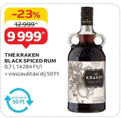 The Kraken Black Spiced Rum