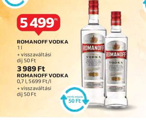 ROMANOFF VODKA 1 l