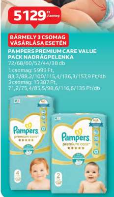 Pampers Premium Care Value Pack Nadrágpelenka