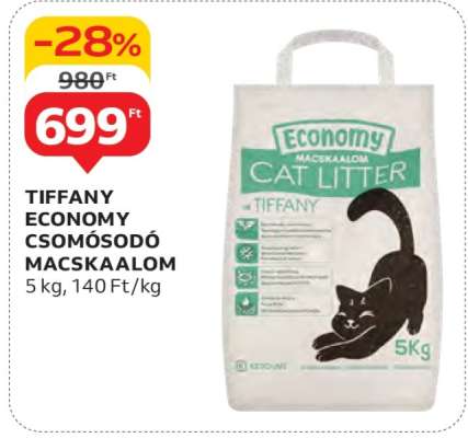 TIFFANY ECONOMY CSOMÓSODÓ MACSKAALOM