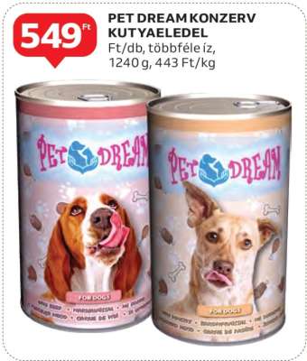 PET DREAM KONZERV KUTYAELEDEL