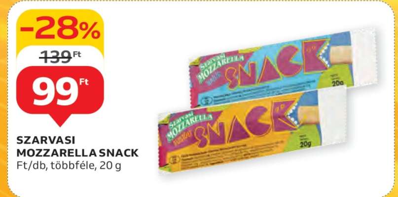 SZARVASI Mozzarella snack