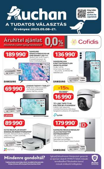 Újság Auchan - 2025.05.08 - 2025.05.21.