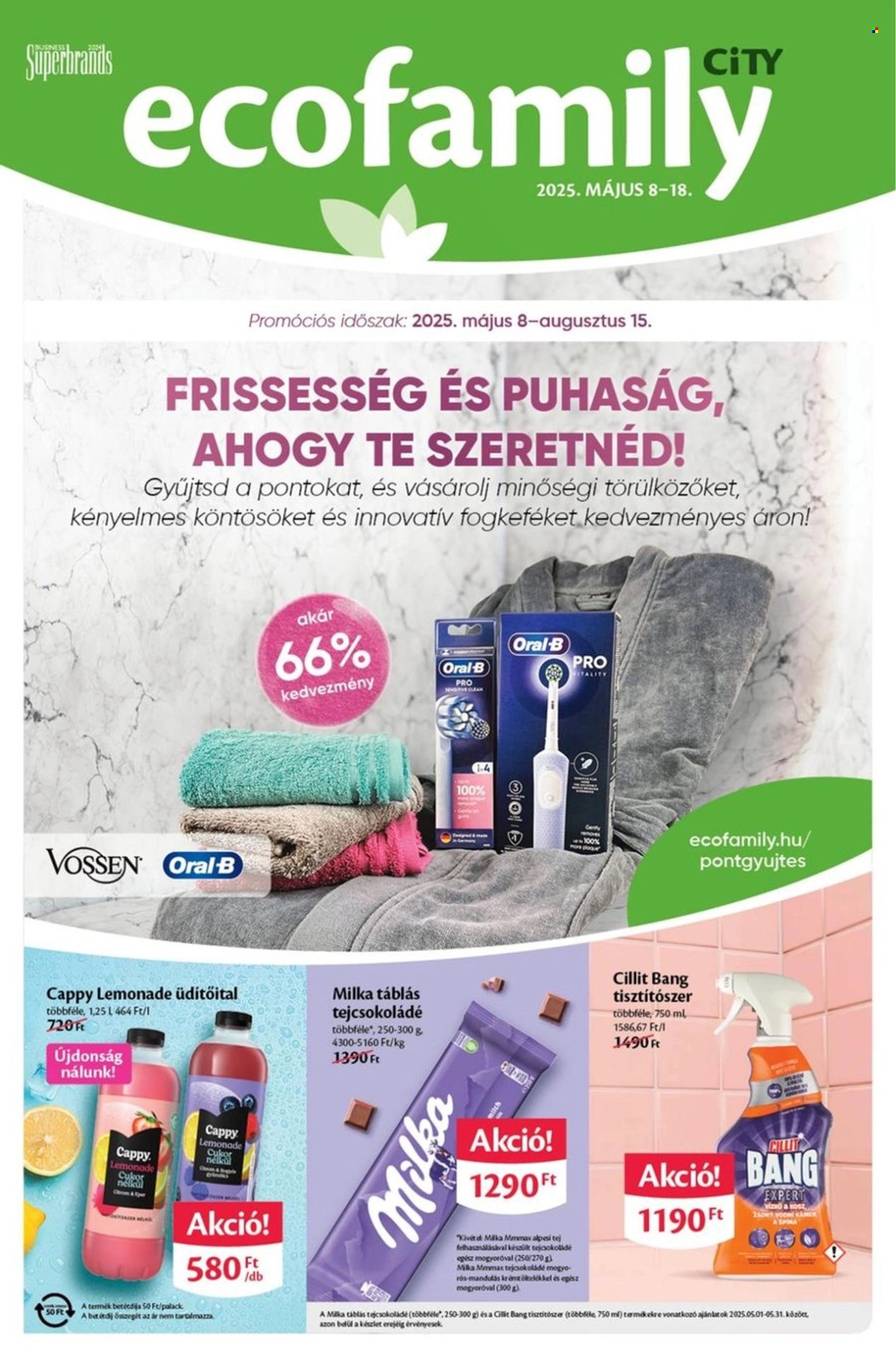EcoFamily akciós újságok - 2025.05.08 - 2025.05.18. Oldal 1