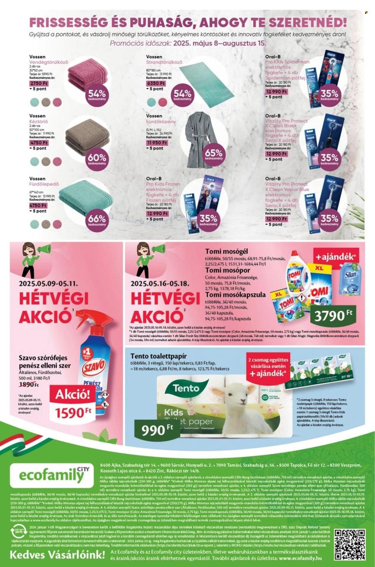 EcoFamily akciós újságok - 2025.05.08 - 2025.05.18. Oldal 1