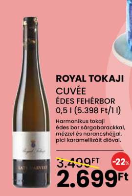 ROYAL TOKAJI CUVÉE ÉDES FEHÉRBOR