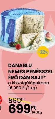 Danablu nemes penésszel érő dán sajt