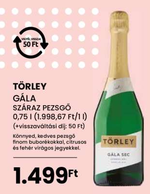 Törley Gála Száraz Pezsgő