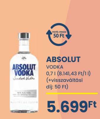 Absolut vodka