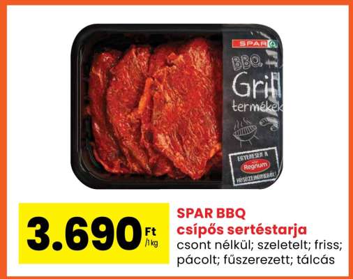 SPAR BBQ csípős sertéstarja