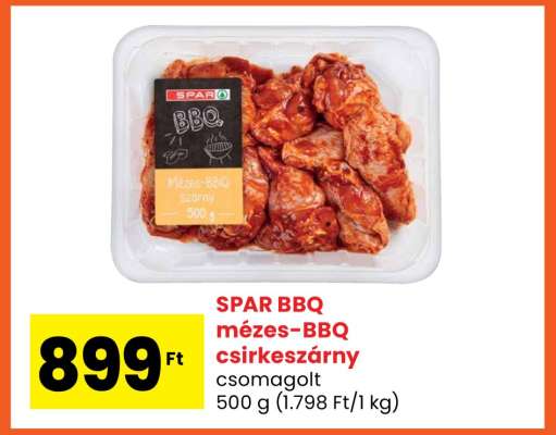 SPAR BBQ mézes-BBQ csirkeszárny