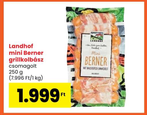 Landhof mini Berner grillkolbász