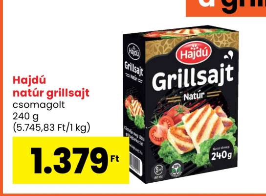 Hajdú natúr grillsajt