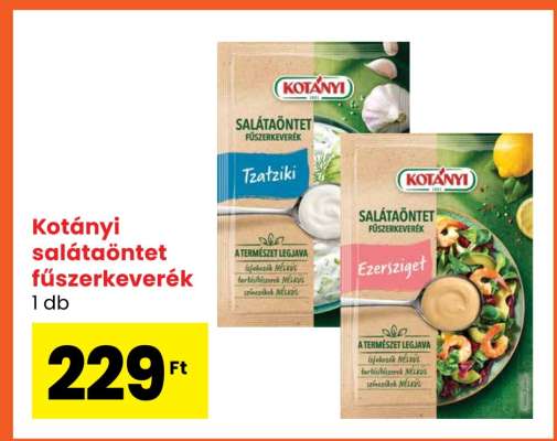Kotányi salátaöntet fűszerkeverék