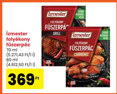 Ízmester folyékony fűszerpác