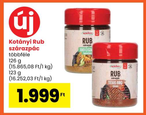 Kotányi Rub szárazpác