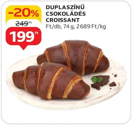 Duplaszínű Csokoládés Croissant