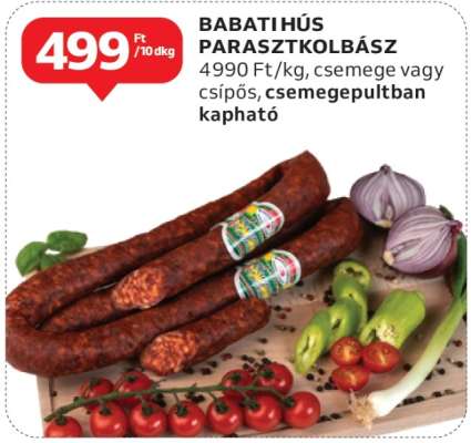 BABATI HÚS PARASZTKOLBÁSZ