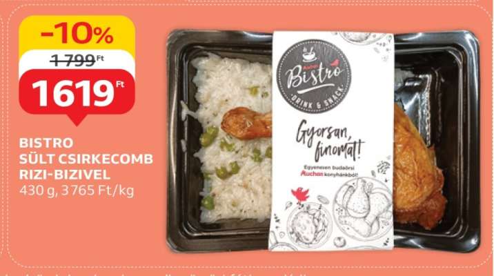 Bistro Sült Csirkecomb Rizi-Bizivel