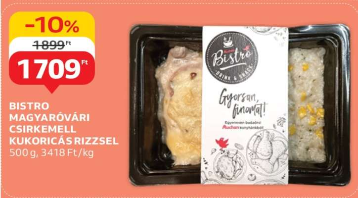 Bistro Magyaróvári Csirkemell Kukoricás Rizzsel