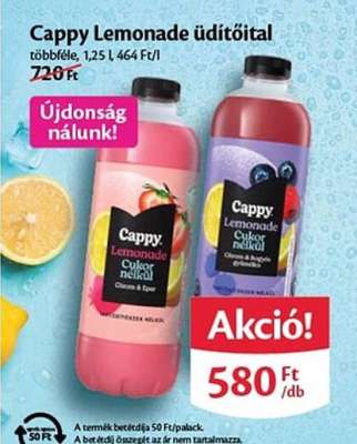 Cappy Lemonade üdítőital