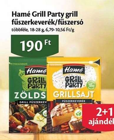 Hamé Grill Party grill fűszerkeverék/fűszersó