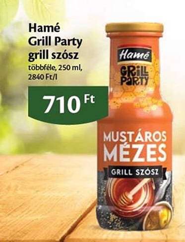 Hamé Grill Party grill szósz